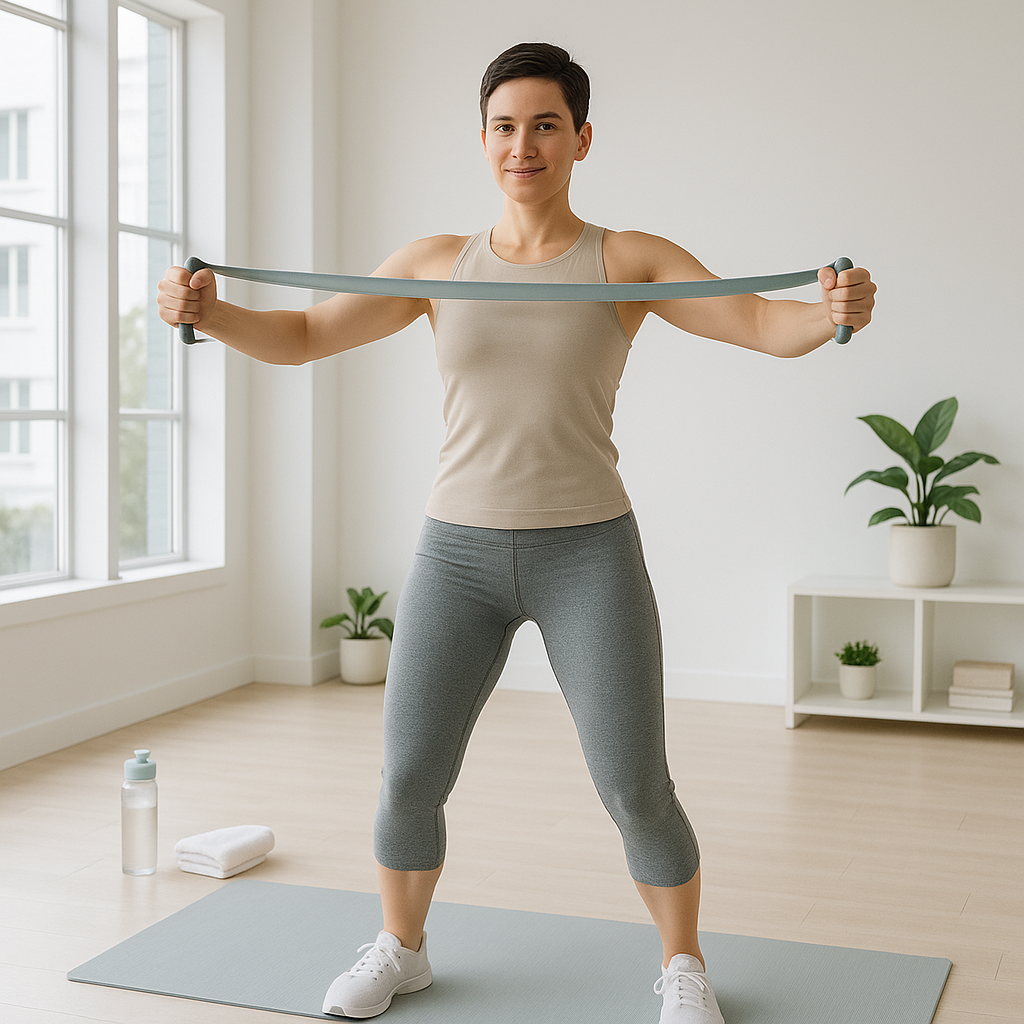 Açık Uçlu Direnç Bandı ile Her Yerde Yapabileceğiniz 10 Tüm Vücut Egzersizi